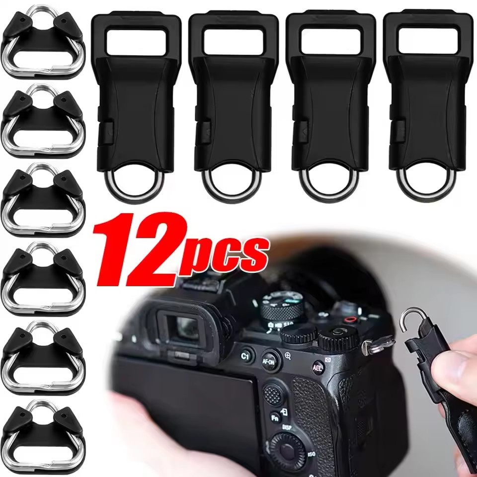 Lens Adapter Ring - ตัวเชื่อมต่อแบบปลดเร็วสำหรับกล้องอเนกประสงค์ ห่วงสามเหลี่ยมสแตนเลส ตัวแยกสายคล้องกล้อง อะแดปเตอร์ตะขอเกี่ยว สำหรับ Sony