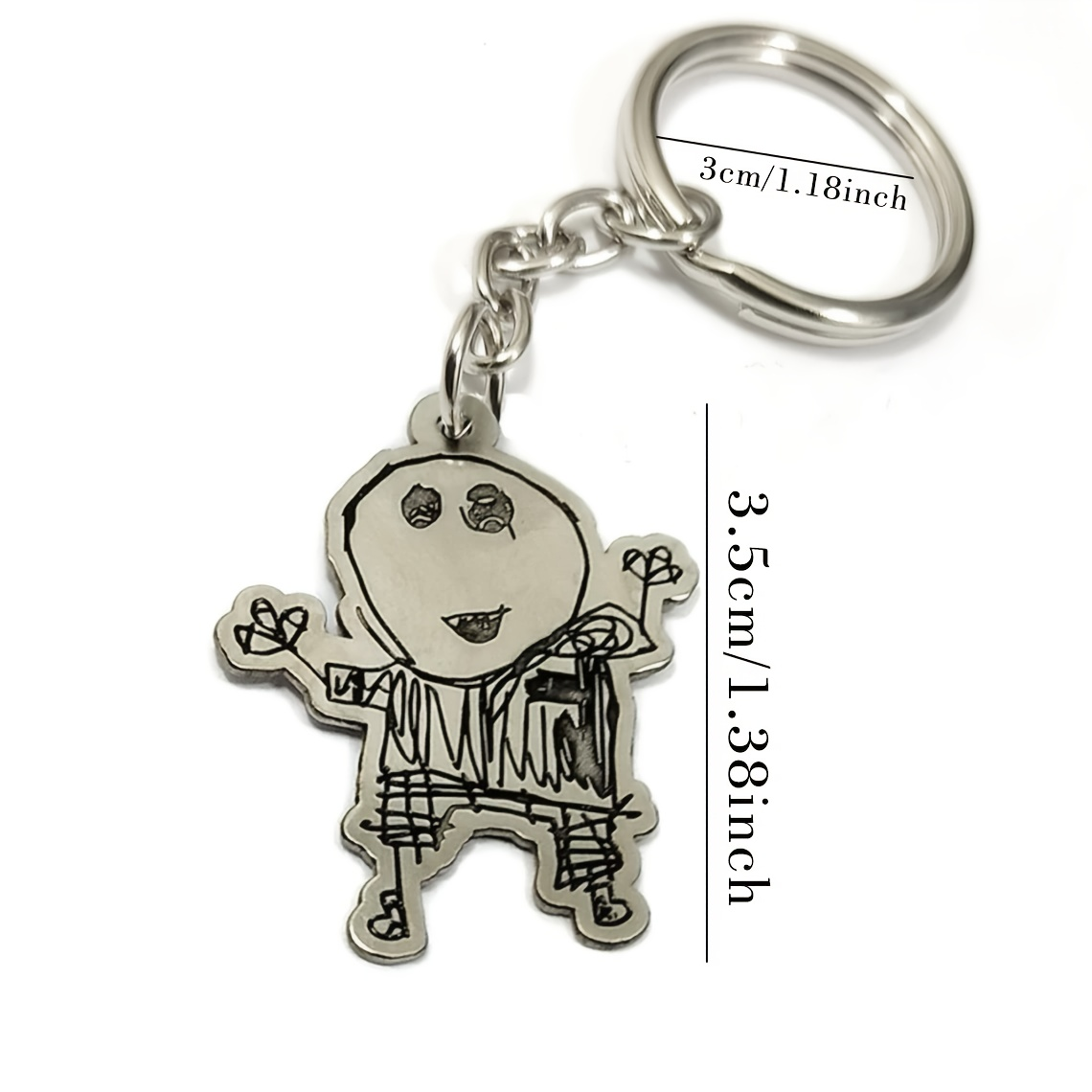 พวงกุญแจสแตนเลสสตีลสลักลายแบบก - Photographic Memory บทวิจารณ์และราคา