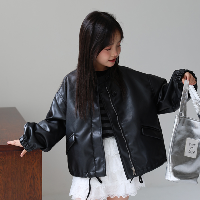 เสื้อแจ็คเก็ตหนัง PU สไตล์ร็อค - Photography Design บทวิจารณ์และราคา